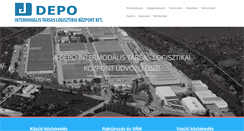 Desktop Screenshot of depologisztika.hu